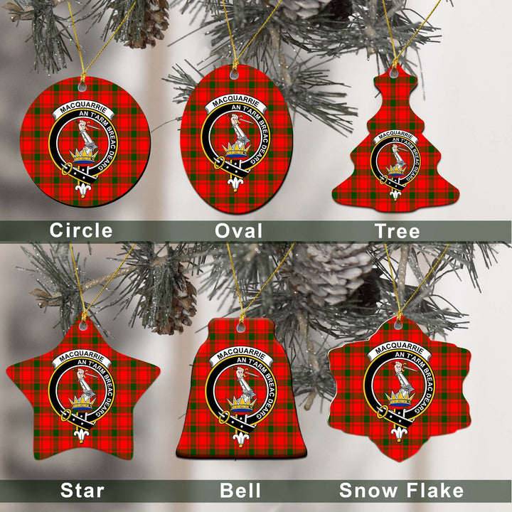 MacQuarrie Tartan Classic Ceramic Ornament Ver2