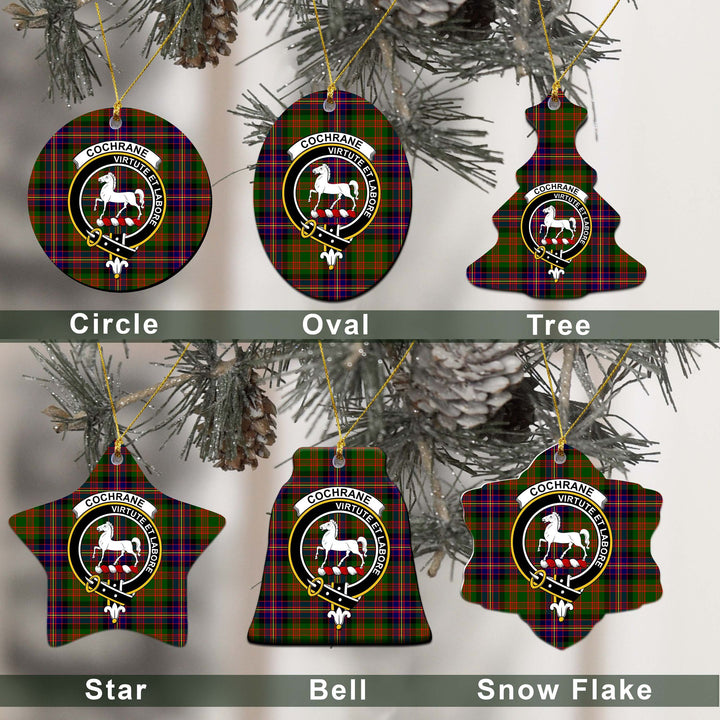 Cochrane Tartan Classic Ceramic Ornament Ver2