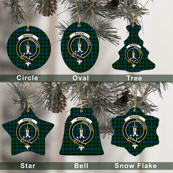 MacKay Tartan Classic Ceramic Ornament Ver2