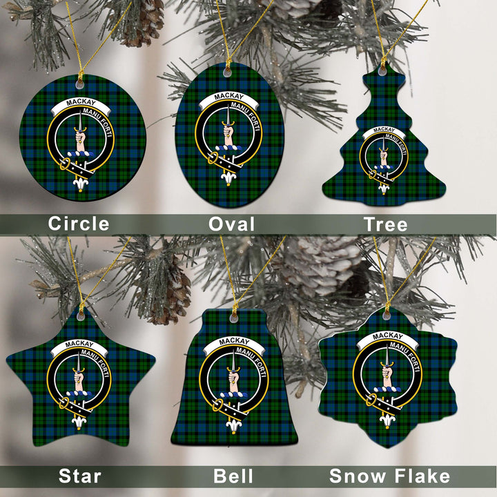 MacKay Tartan Classic Ceramic Ornament Ver2