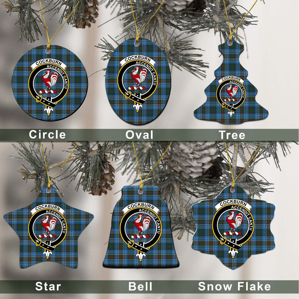 Cockburn Tartan Classic Ceramic Ornament Ver2