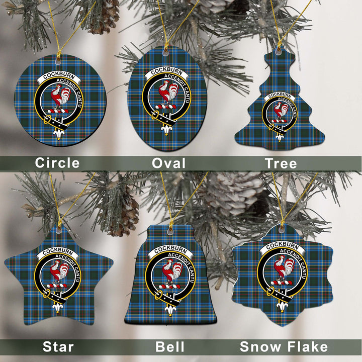 Cockburn Tartan Classic Ceramic Ornament Ver2