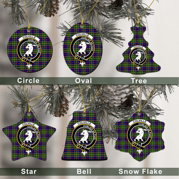 Colville Tartan Classic Ceramic Ornament Ver2