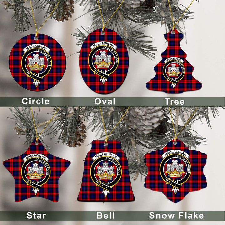 MacLachlan Tartan Classic Ceramic Ornament Ver2