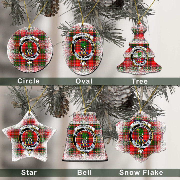 Somerville Tartan Classic Ceramic Ornament
