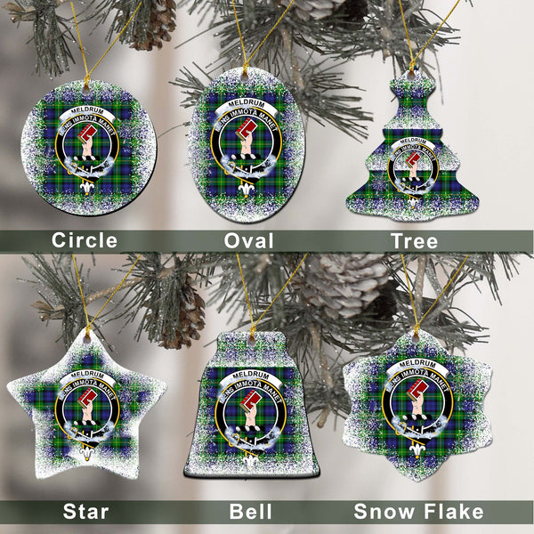 Meldrum Tartan Classic Ceramic Ornament