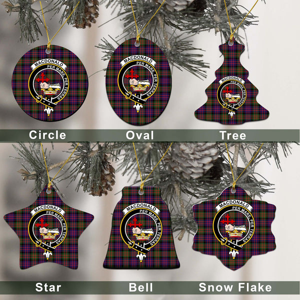 MacDonald (Clan Donald) Tartan Classic Ceramic Ornament Ver2