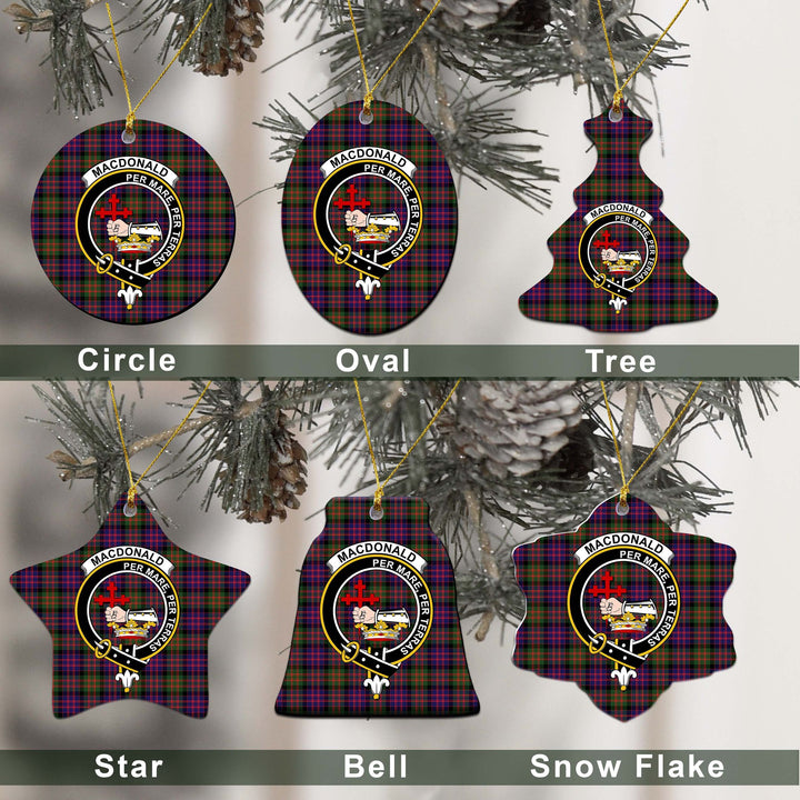 MacDonald (Clan Donald) Tartan Classic Ceramic Ornament Ver2