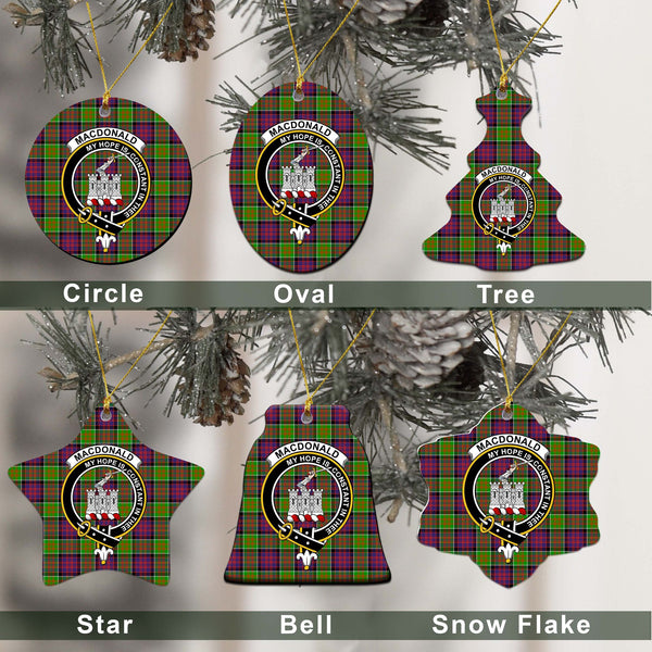 MacDonald (Clan Ranald) Tartan Classic Ceramic Ornament Ver2