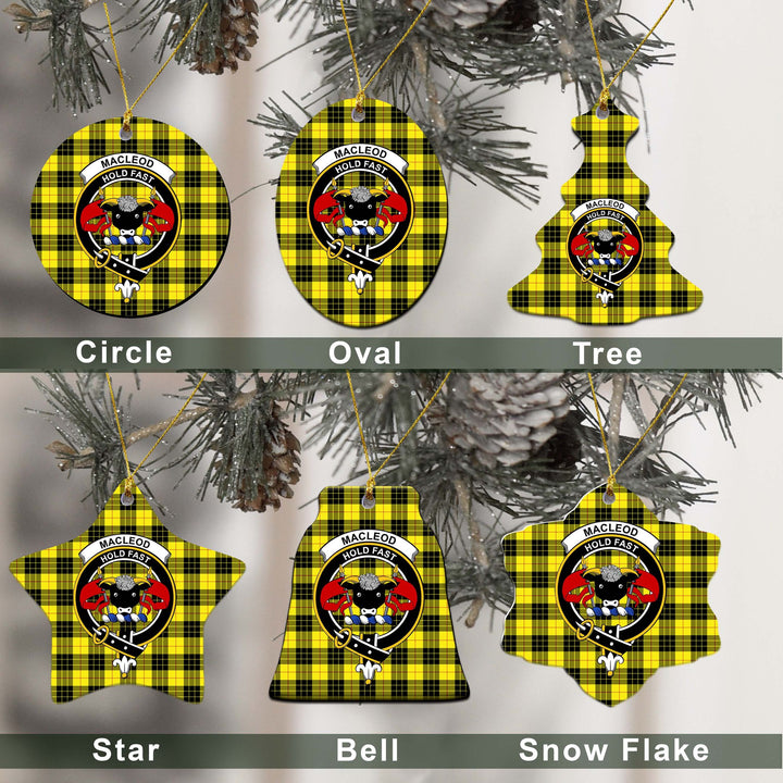 MacLeod of Lewis Tartan Classic Ceramic Ornament Ver2