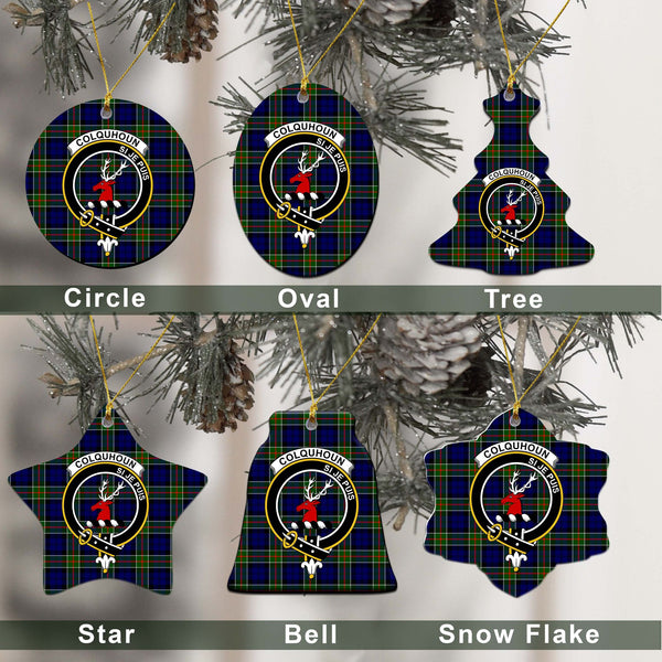 Colquhoun Tartan Classic Ceramic Ornament Ver2