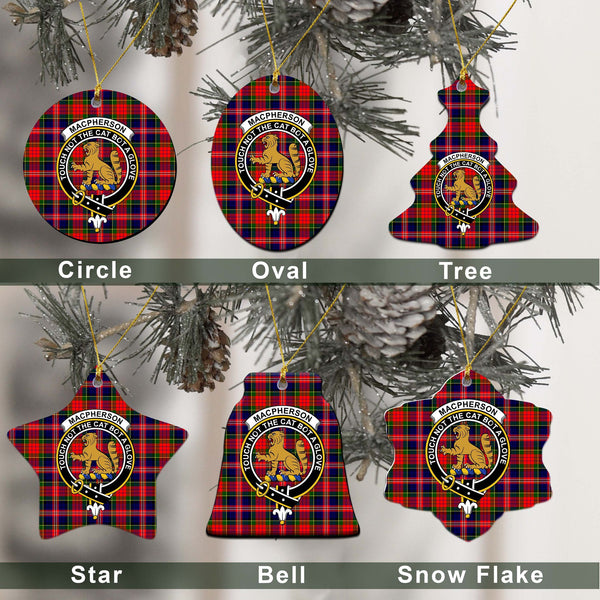 MacPherson Tartan Classic Ceramic Ornament Ver2