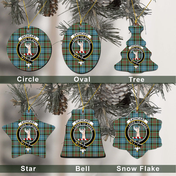 Cathcart Tartan Classic Ceramic Ornament Ver2