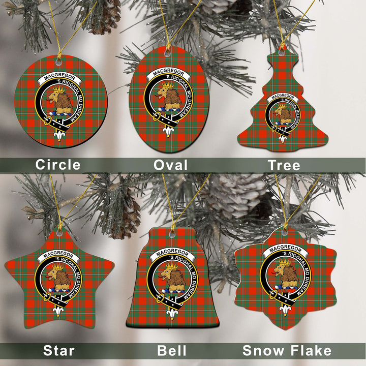 MacGregor Tartan Classic Ceramic Ornament Ver2