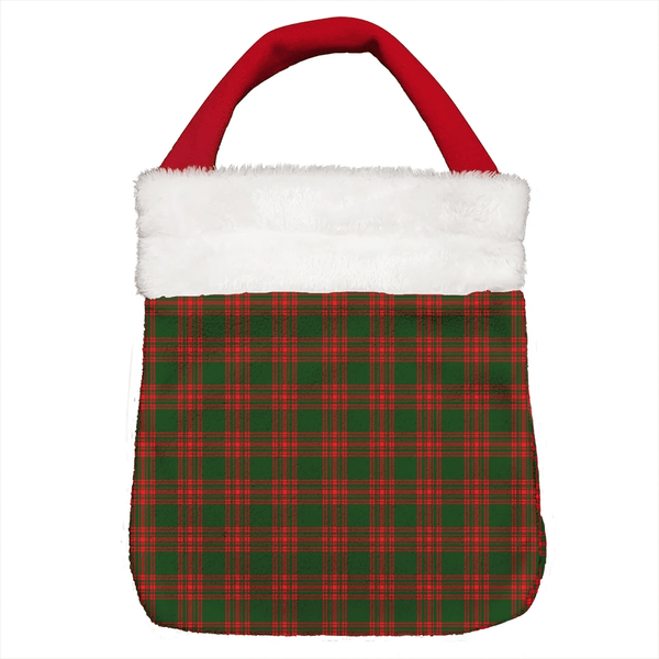 Menzies Green Modern Tartan Classic Christmas Gift Bag