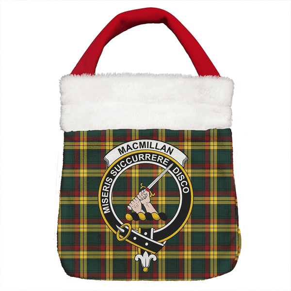 MacMillan Old Modern Tartan Classic Crest Christmas Gift Bag