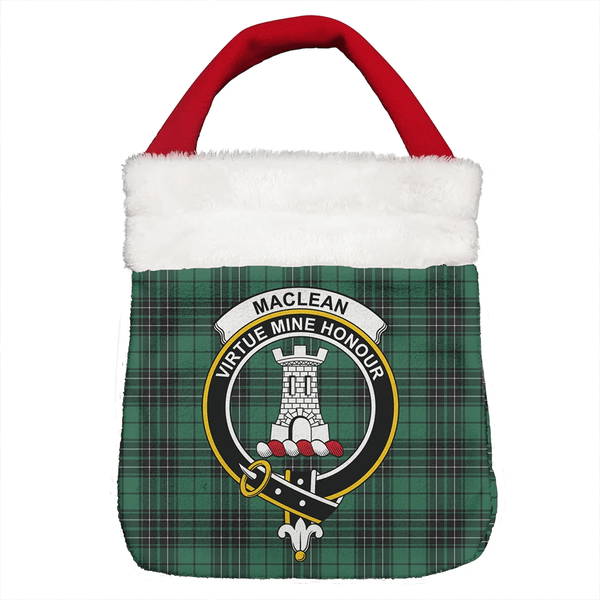 MacLean Hunting Ancient Tartan Classic Crest Christmas Gift Bag