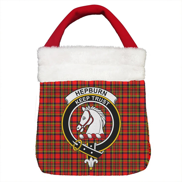 Hepburn Tartan Classic Crest Christmas Gift Bag