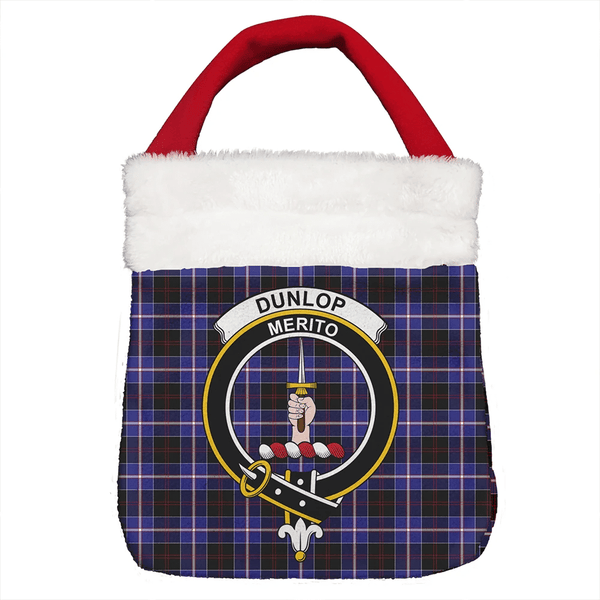 Dunlop Modern Tartan Classic Crest Christmas Gift Bag