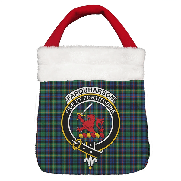 Farquharson Ancient Tartan Classic Crest Christmas Gift Bag
