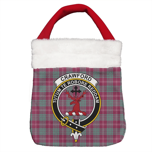 Crawford Ancient Tartan Classic Crest Christmas Gift Bag