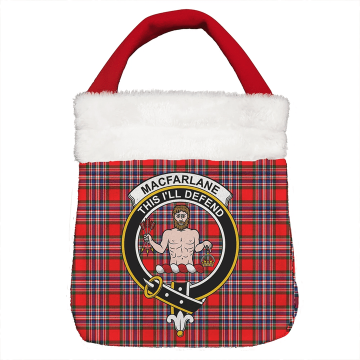 MacFarlane Modern Tartan Classic Crest Christmas Gift Bag