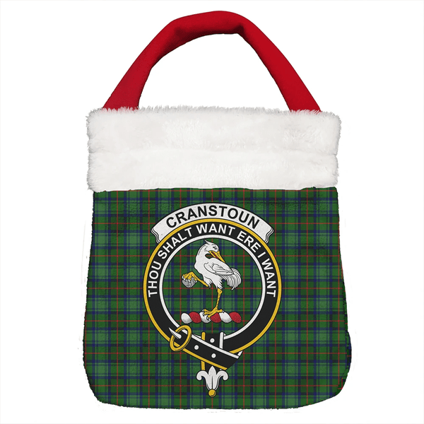 Cranstoun Tartan Classic Crest Christmas Gift Bag