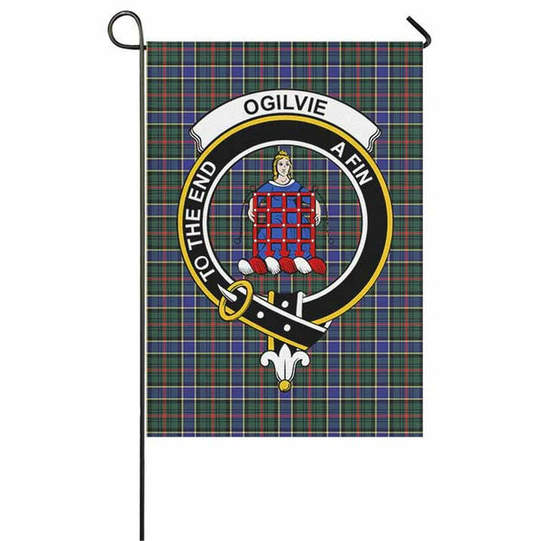 Ogilvie Tartan Classic Crest Garden Flag