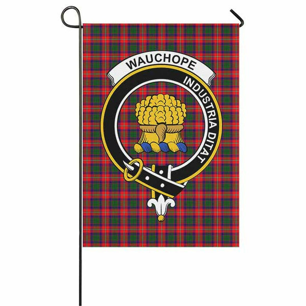 Wauchope (or Waugh) Tartan Classic Crest Garden Flag