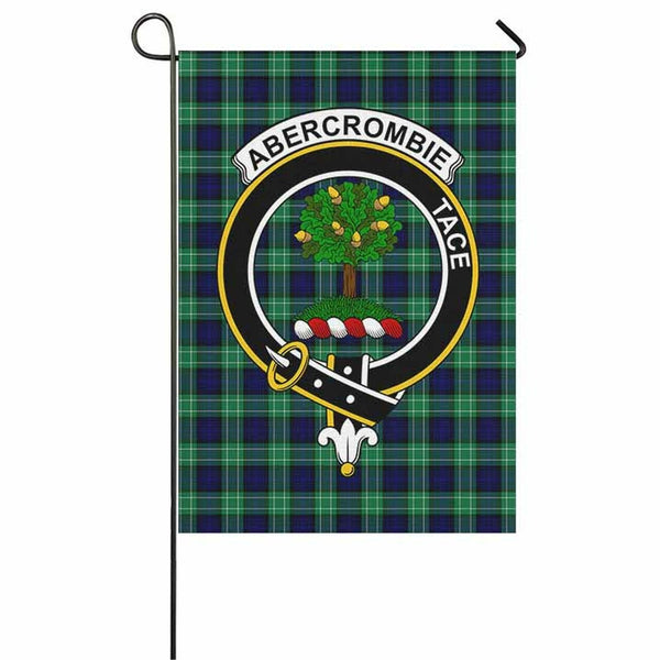 Abercrombie Tartan Classic Crest Garden Flag