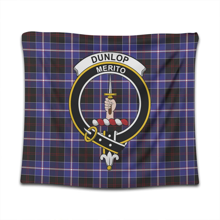 Dunlop Modern Tartan Classic Crest Tapestry