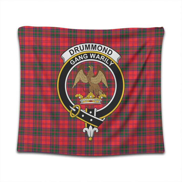 Drummond Modern Tartan Classic Crest Tapestry
