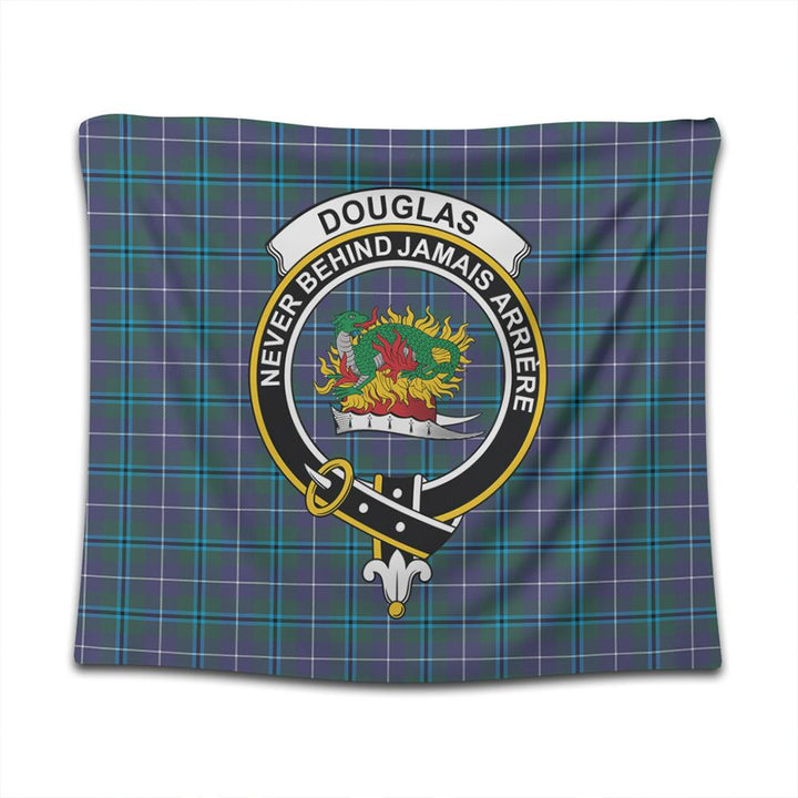 Douglas Modern Tartan Classic Crest Tapestry