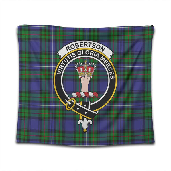Robertson Hunting Modern Tartan Classic Crest Tapestry