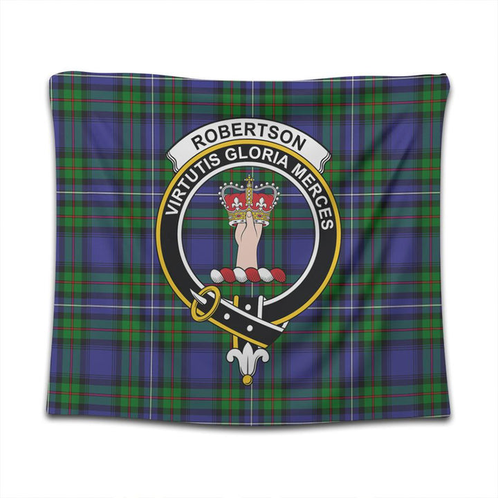 Robertson Hunting Modern Tartan Classic Crest Tapestry