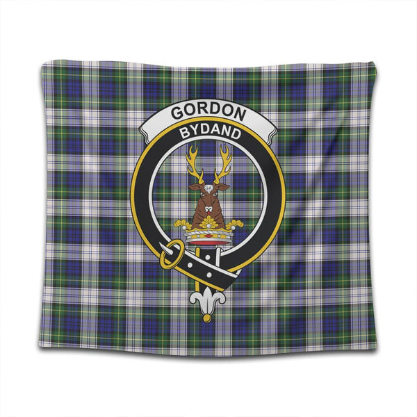 Gordon Dress Modern Tartan Classic Crest Tapestry
