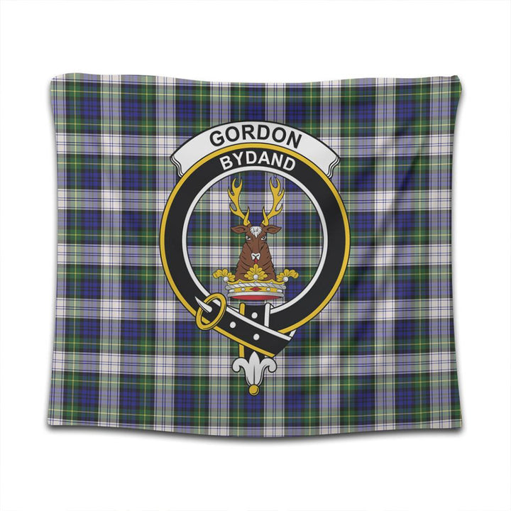 Gordon Dress Modern Tartan Classic Crest Tapestry