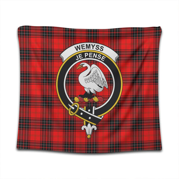Wemyss Modern Tartan Classic Crest Tapestry