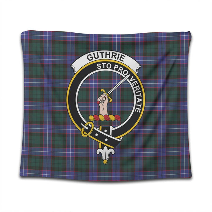 Guthrie Modern Tartan Classic Crest Tapestry