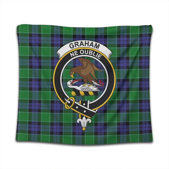 Graham of Menteith Modern Tartan Classic Crest Tapestry