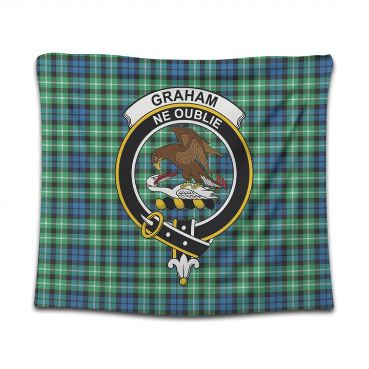 Graham of Montrose Ancient Tartan Classic Crest Tapestry