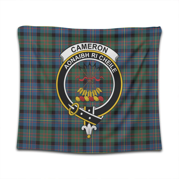 Cameron of Erracht Ancient Tartan Classic Crest Tapestry