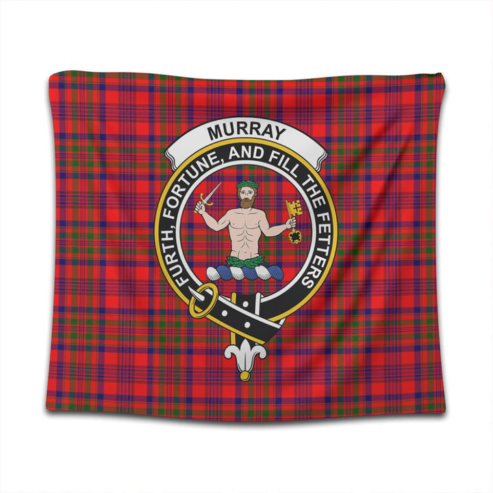 Murray of Tulloch Modern Tartan Classic Crest Tapestry