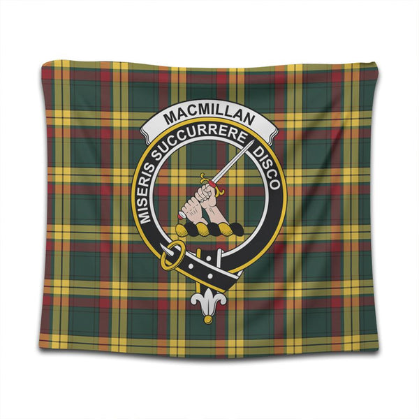 MacMillan Old Modern Tartan Classic Crest Tapestry