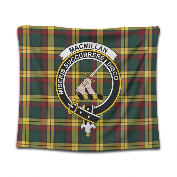 MacMillan Old Modern Tartan Classic Crest Tapestry