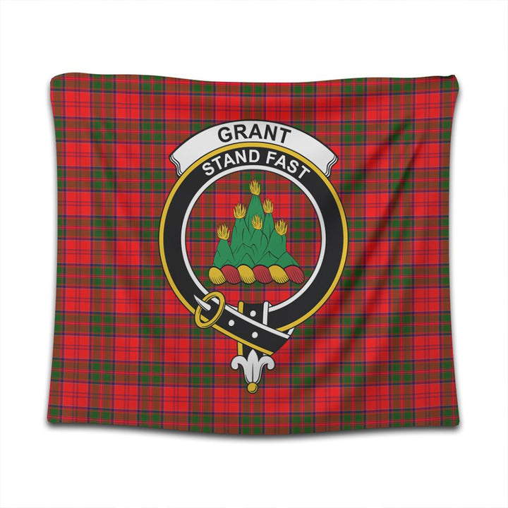 Grant Modern Tartan Classic Crest Tapestry