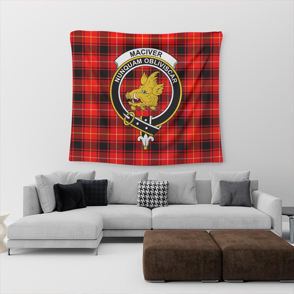 MacIver Modern Clan Half Of Tartan Zipper Hoodie main image 0