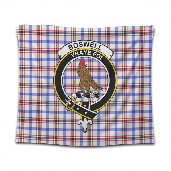 Boswell Modern Tartan Classic Crest Tapestry