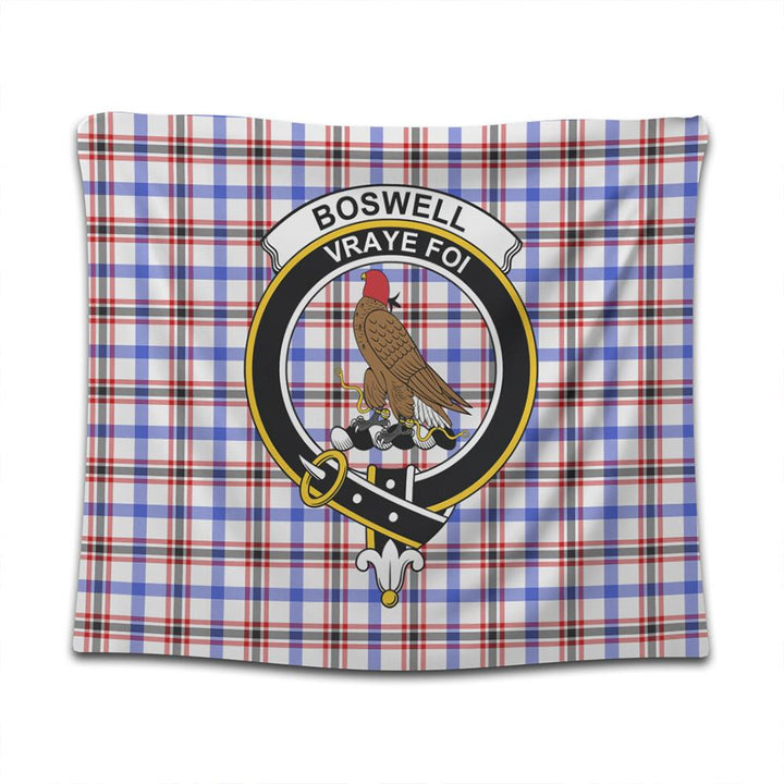 Boswell Modern Tartan Classic Crest Tapestry