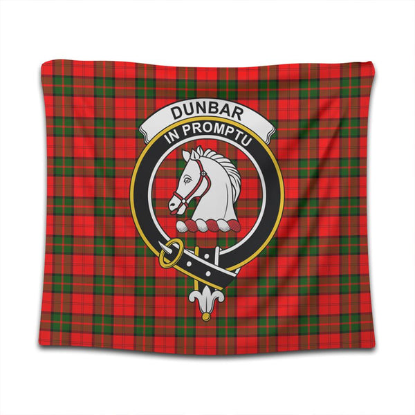 Dunbar Modern Tartan Classic Crest Tapestry